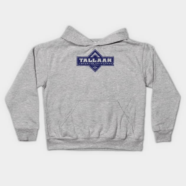 Tallaan Shipyards Kids Hoodie by MindsparkCreative